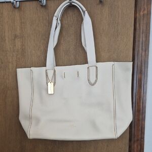 Coach leather small tote handbag